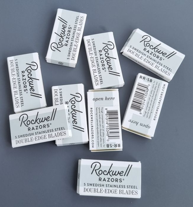 Бритва Rockwell 6C White Chrome + леза
