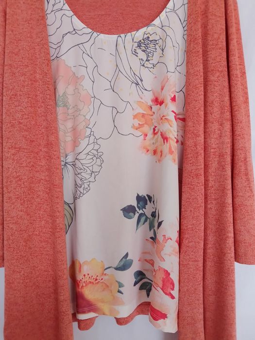 Sweter damski lekki roz 42/44