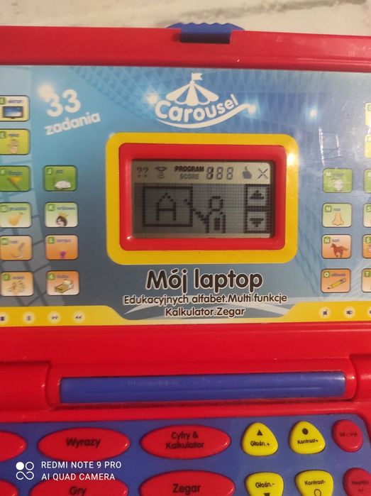 Laptop edukacyjny dla dzieci autka