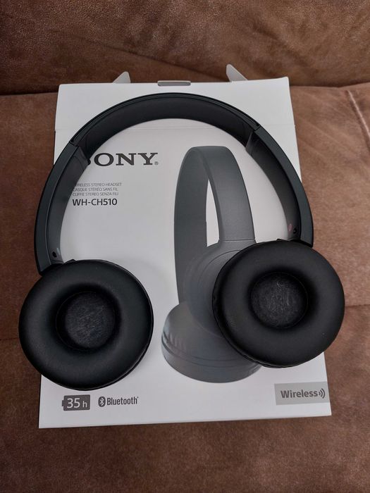 Sony WH-CH510 - Słuchawki bezprzewodowe Bluetooth + Pudełko