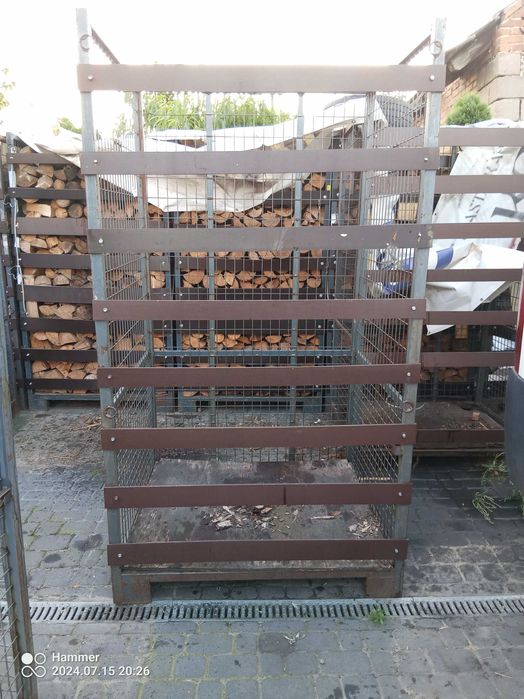 skrzynio-paleta metalowa wys.2,20 szer.1,20 gł1,00