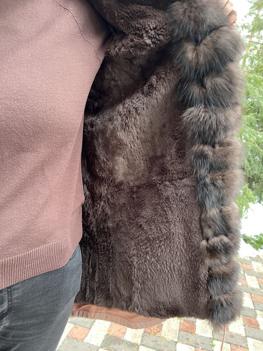 Парка з натурального хутра