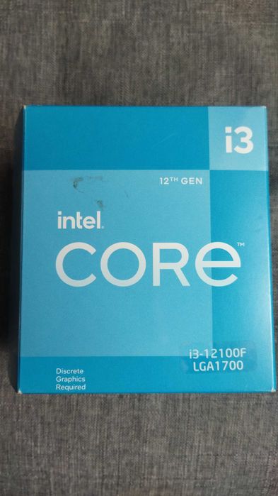 Процесор intel core i3 12100f