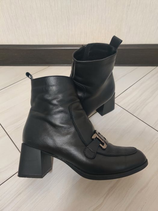 Шкіряні ботінки Patent демісезон