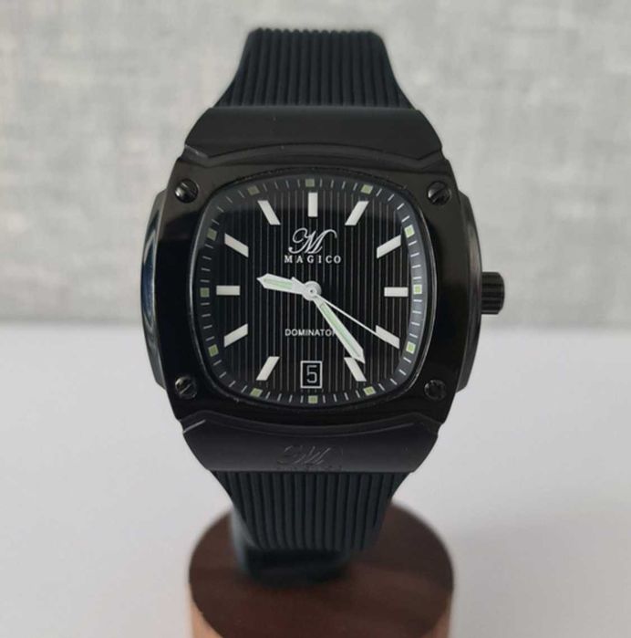 Чоловічий годинник Elini Barokas 12988 Swiss made Sapphitek 48 mm 100m