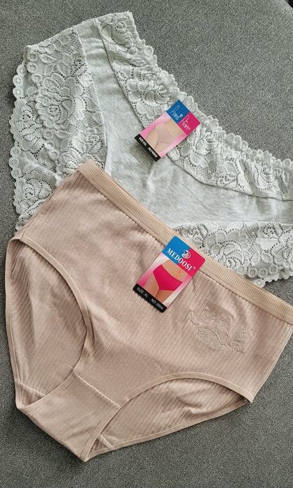 Figi damskie 3 szt roz XXL