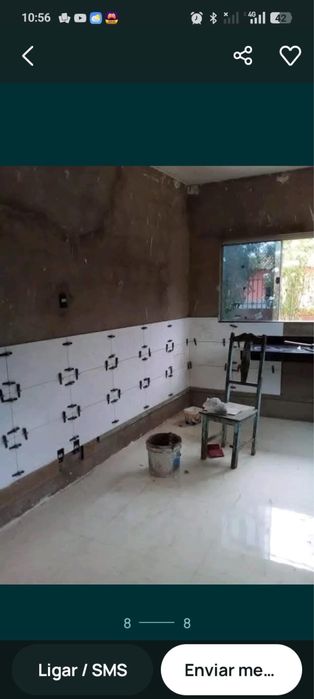 Assentamento de ladrilhos