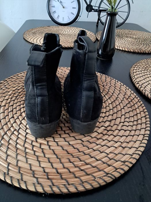 Botki czarne H&M r.36