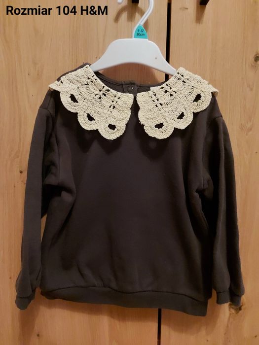 Dwie bluzy z meszkiem H&M