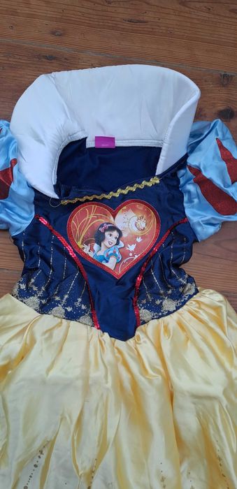 Fato máscara Branca neve Disney 8 anos