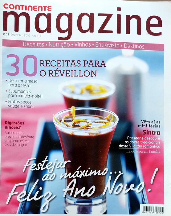 Conjunto de revistas de culinária