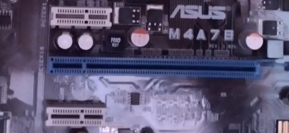 материнська плата Asus M4A78 AM2+ + проц + озу