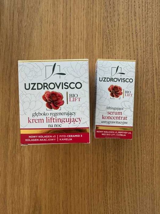 Uzdrovisco zestaw Serum liftingujące + Krem liftingujący, nowe