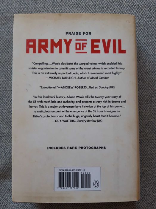 Livro "Army of Evil - A historia of the SS"