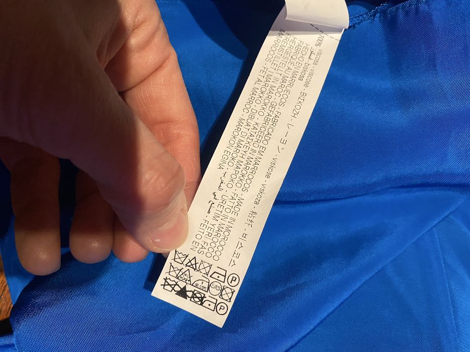 Nowa bluzka zara 34/xs chaber chabrowa wiskoza