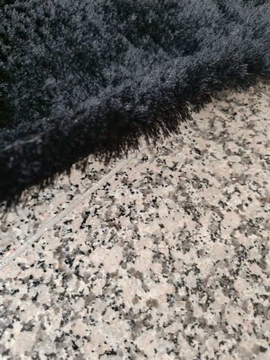 Carpete preta sala de jantar