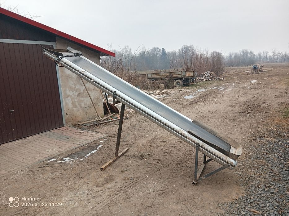 Taśmociąg 3 m, podajnik taśmowy, przenośnik, taśma