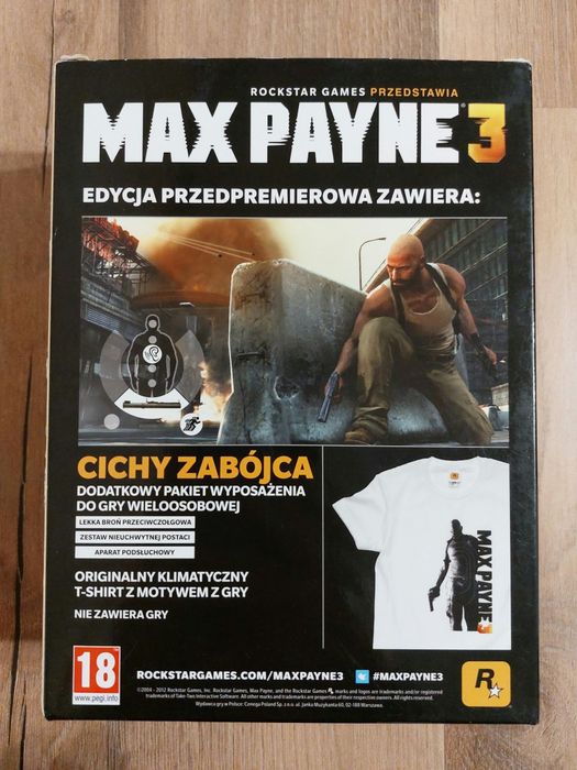 Polski Preorder Max Payne 3 edycja przedsprzedażowa 2012 Rockstar Game