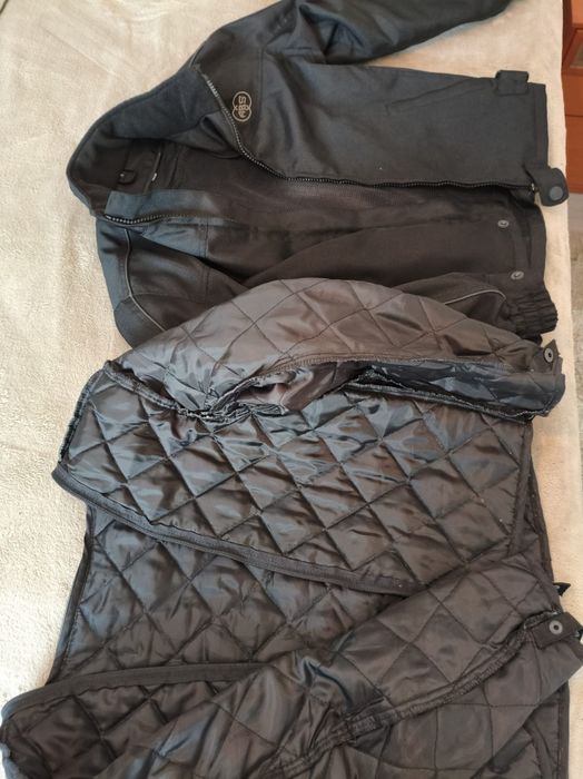 Blusao tm S / calcas tm 36/37 e capate moto feminino tm S
