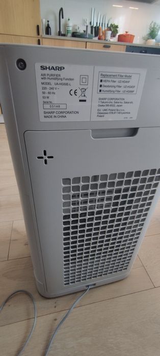 Oczyszczcz powietrza Sharp plasmacluster  UA-HG50-E-L