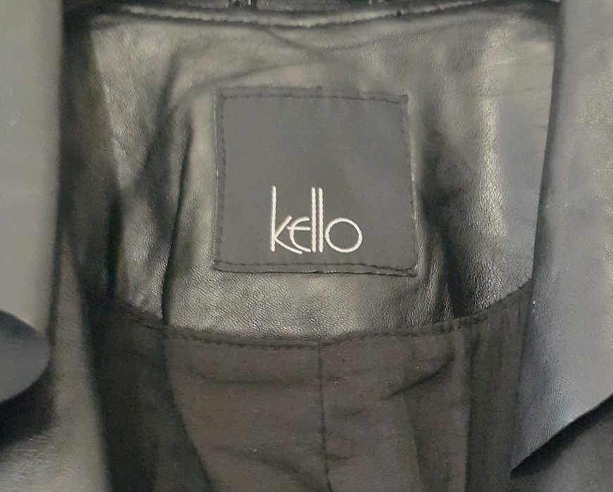 Натуральное кожаное плащ-платье. Дания.