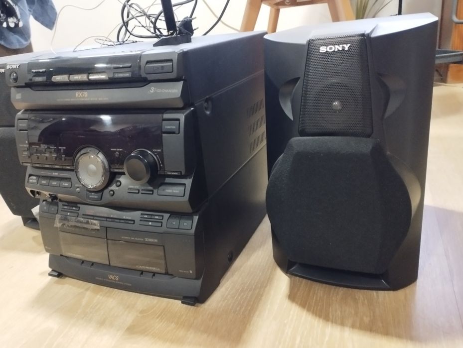 Sony RX Som Completo com Colunas + Comando