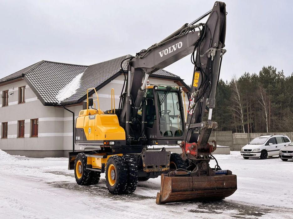 Volvo EW 160D / Szybkozłącze / PŁUG / Klimatyzacja /  Skarpówka hydrauliczna / 2 łyżki / 11.500 mth ! / 2013