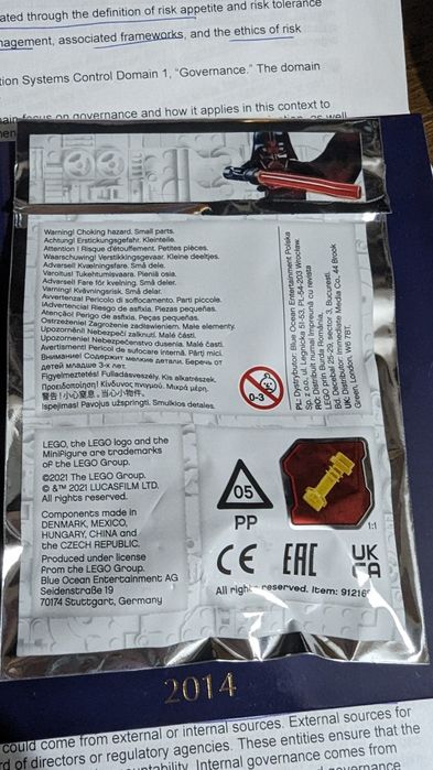 Lego 912169 Emperor Palpatine minifig - nova