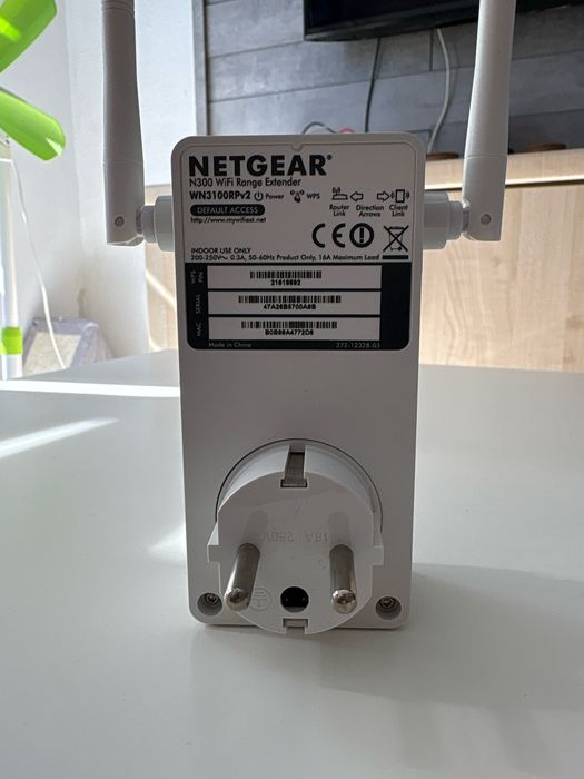 Wzmacniacz sygnału wi-fi Netgear WN3100RPv2