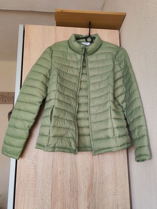 Kurtka jesień lekka pikowana L XL 40 42  casual jacket green