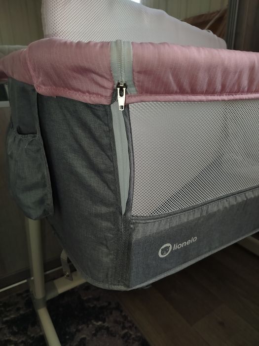 Кроватка-колиска Lionello, приставна люлька для немовляти