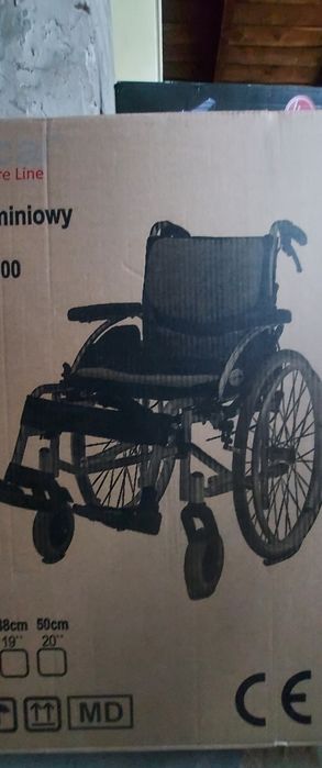 Wózek inwalidzki AR-300 ultralekki lekki aluminiowy