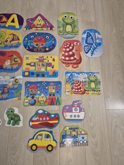 Puzzle i układanki drewniane