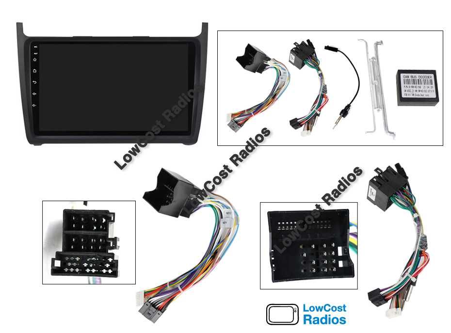 Rádio 2DIN • Volkswagen VW POLO MK5 (2008 a 2017) • Android 15 • GPS
