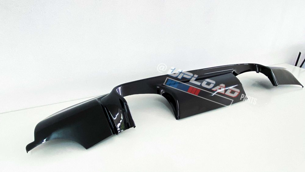 DIFUSOR BMW -  SÉRIE 3 E46 LOOK M PERFORMANCE 2 SAÍDAS DUPLAS