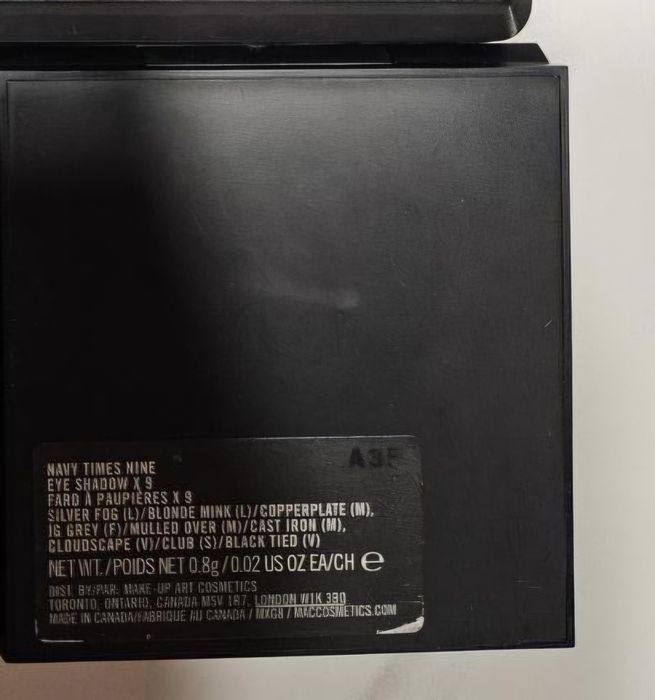 Бронзер, рум'яна та палетка тіней MAC,  BaliBody