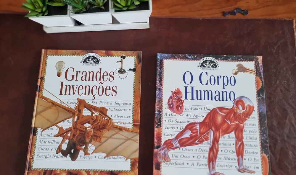 Lote 2 Livros Enciclopédia À Descoberta (1€ para despachar / Erro de Fábrica)