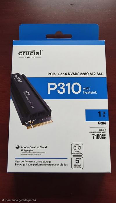 SSD Micron Crucial P310 1Tb 7100mbs