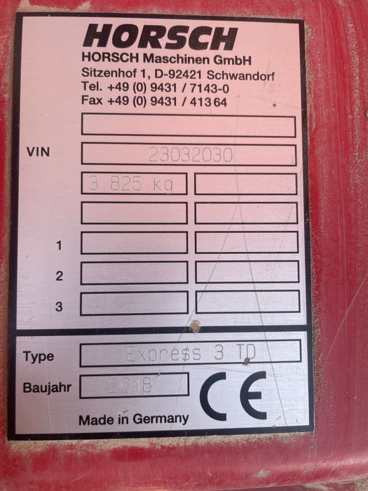Horsch Express 3 td