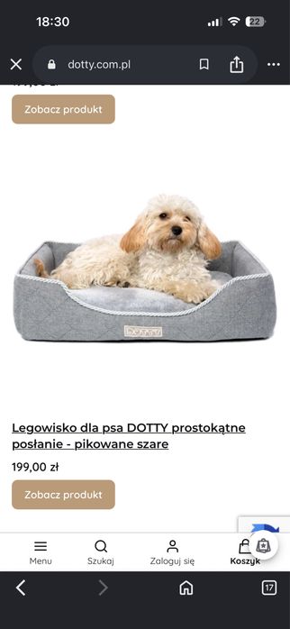 Legowisko dla psa kota  Dotty