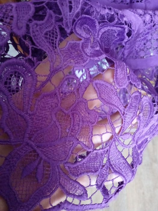 Piękna elegancka wizytowa sukienka maxi r S/M HALLHUBER DONNA