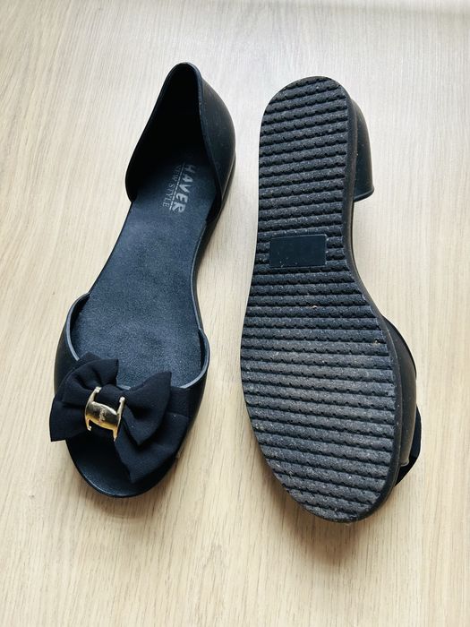 Sandaly damskie czarne