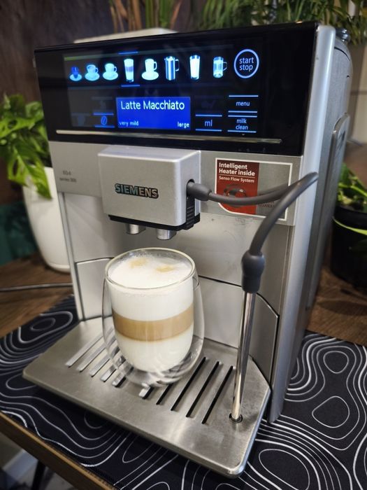 Кавомашина Siemens EQ 6 - капучино,лате,кава вдома!