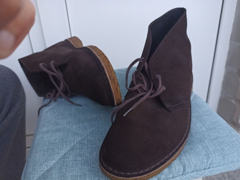 Чоботи з замші  Clarks