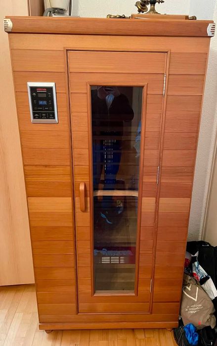 Sauna Kabina podczerwieni infrared ARMSTARK 1-2 osobowa panel dotyk