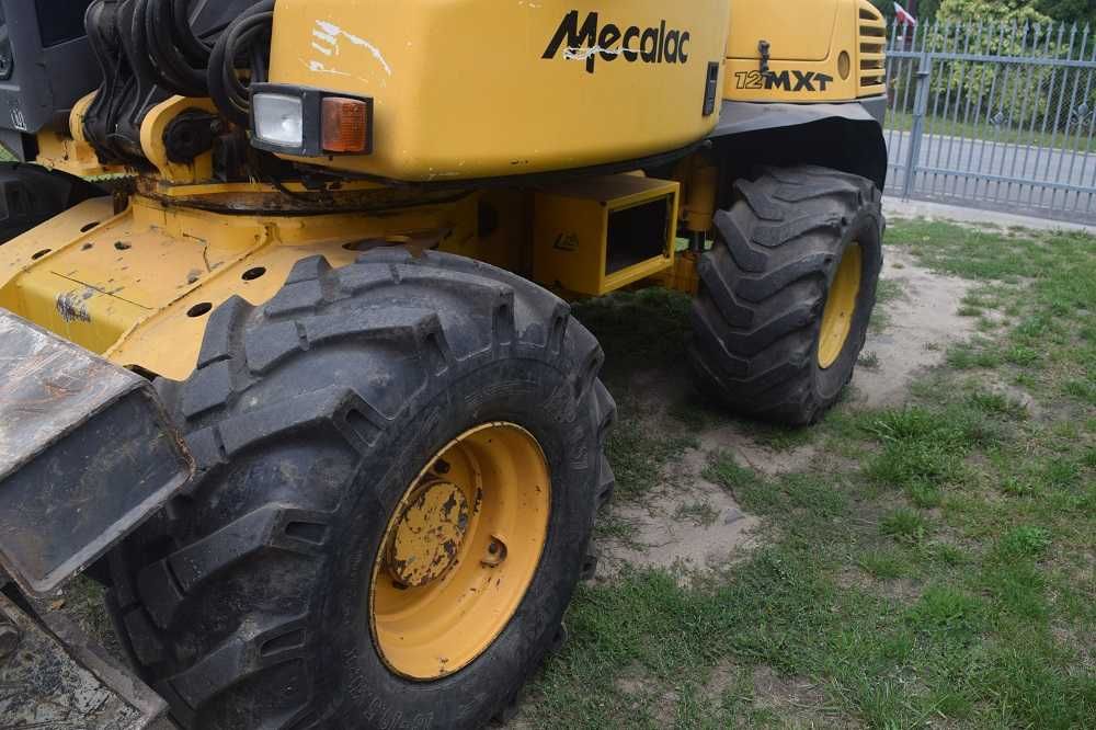 Mecalac 12MXT koparka komplet łyżek + widły