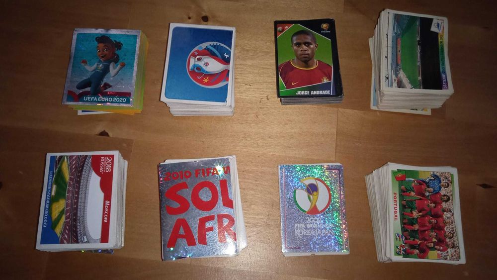 Venda e Troca de cromos: Euros e Mundiais Panini