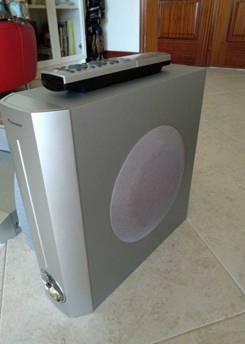 Sistema de Som e Vídeo PIONNER XV-DV313, Home Cinema 5.1 com comando