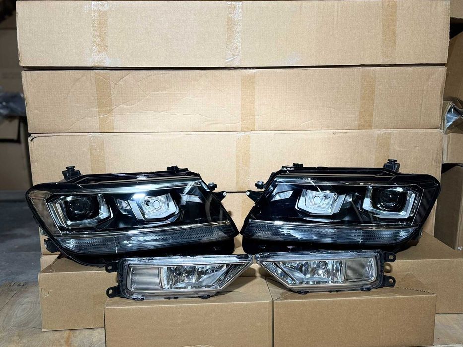 Фары ксенон лінза Volkswagen Tiguan 2017 - 2020 Тигуан  ПТФ Фара XENON