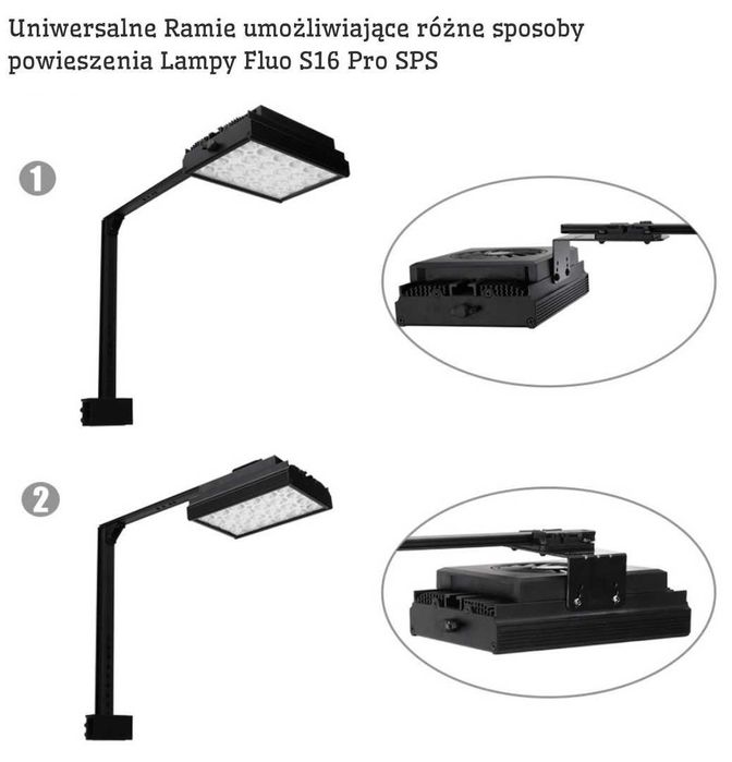 LAMPA do akwarium MORSKIEGO Led Fluo  S16PRO 60W + Pilot + Uchwyt
